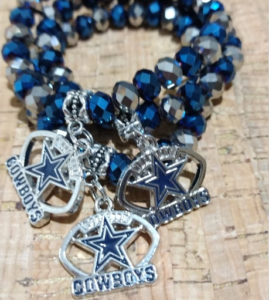 Dallas Cowboys Inspired Beaded Bracelet Gifts For Cowboys Fans