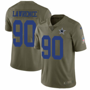 Demarcus Lawrence Dallas Cowboys 90 Olive NFL Limited Jerseys