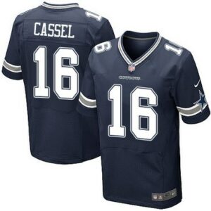 Matt Cassel Dallas Cowboys 16 Navy Blue NFL Limited Jerseys 1