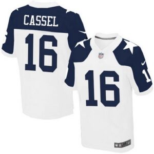 Matt Cassel Dallas Cowboys 16 White Thanksgiving NFL Limited Jerseys