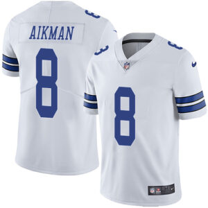 Troy Aikman 8 Dallas Cowboys White NFL Limited Jerseys