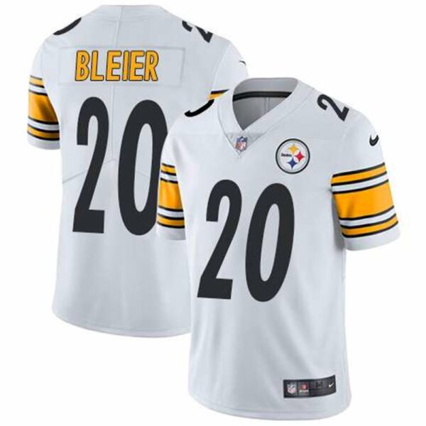 Nike Pittsburgh Steelers 20 Rocky Bleier White Mens Stitched NFL Vapor Untouchable Limited Jersey