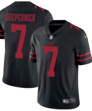 49ers 7 Colin Kaepernick Navy Vapor Untouchable Limited Stitched NFL Jersey