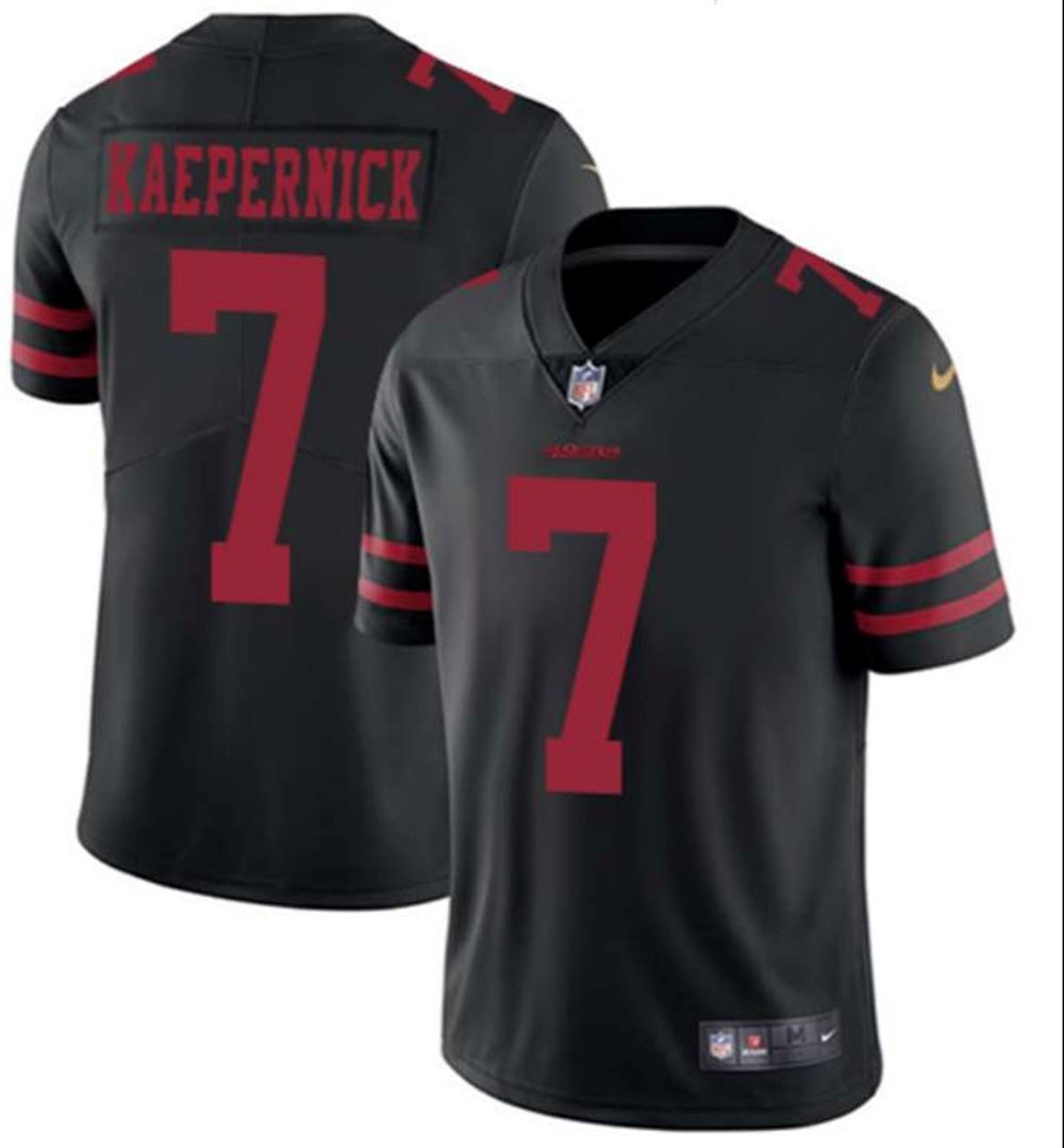 49ers #7 Colin Kaepernick Navy Vapor Untouchable Limited Stitched NFL Jersey