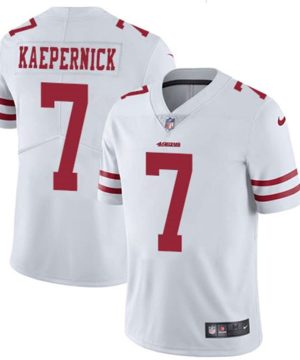 49ers 7 Colin Kaepernick White Vapor Untouchable Limited Stitched NFL Jersey