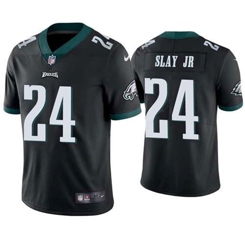 Philadelphia Eagles #24 Darius Slay JR Black Vapor Untouchable Limited  Stitched NFL Jersey