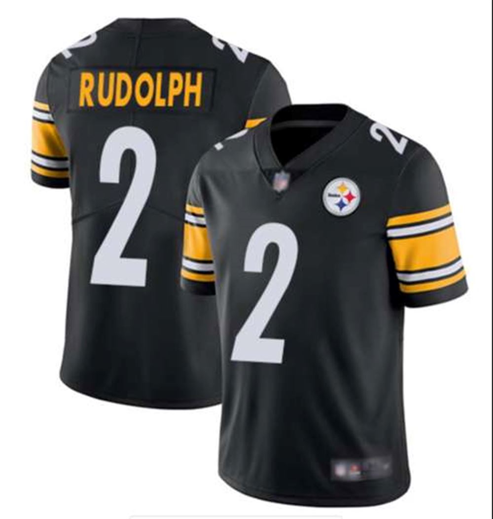 Pittsburgh Steelers #2 Mason Rudolph Black Vapor Untouchable Limited Stitched NFL Jersey