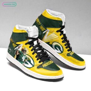 Nfl Green Bay Packers Jordan Sneakers Brett Favre Custom Jordan Shoes For Fans Tdt500 Ds0 07451 mnikeb