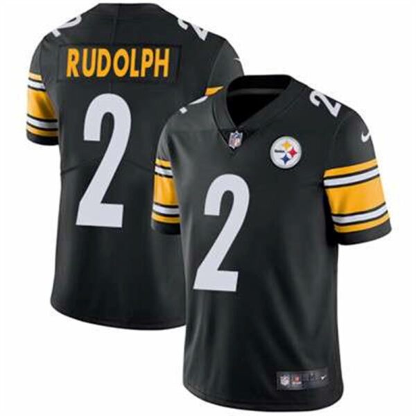 Nike Pittsburgh Steelers 2 Mason Rudolph Black Team Color Mens Stitched NFL Vapor Untouchable Limited Jersey