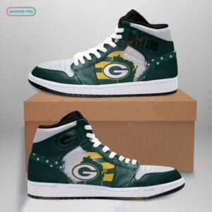 Nfl Green Bay Packers Men Jordan Sneakers Shoes Custom Basketball Jordan Sneakers Shoes Tmt4163 Ds0 07459 mnikeb
