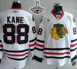 Blackhawks 88 Patrick Kane White 2013 Stanley Cup Champions Jerseys