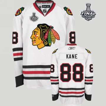 Blackhawks 88 Patrick Kane White With 2013 Stanley Cup Finals Jerseys