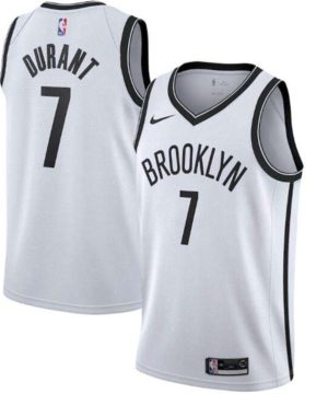 Brooklyn Nets White 7 Kevin Durant Association Edition Swingman Stitched NBA Jersey