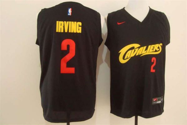 Cavaliers 2 Kyrie Irving Black Nike Jersey