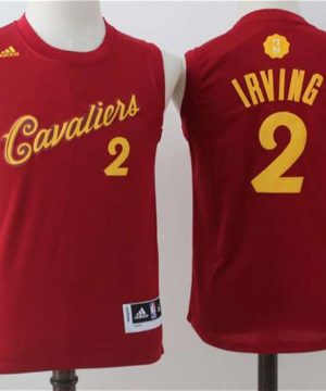 Cavaliers 2 Kyrie Irving Burgundy Youth 2016 Christmas Day Swingman Jersey