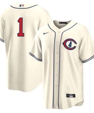 Chicago Cubs 1 Nick Madrigal 2022 Cream Field Of Dreams Cool Base Stitched Baseball Jersey
