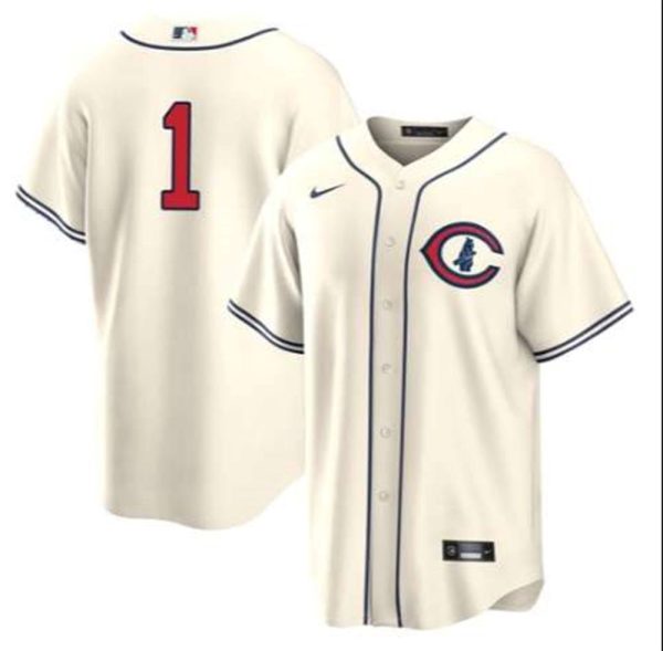 Chicago Cubs 1 Nick Madrigal 2022 Cream Field Of Dreams Cool Base Stitched Baseball Jersey