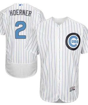 Chicago Cubs 2 Nico Hoerner White 2016 Fathers Day Fashion Baseball Flex Base Jersey