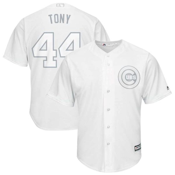 Chicago Cubs 44 Anthony Rizzo Tony White 2019 Players Weekend Player Jersey