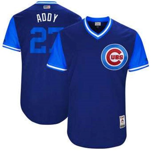 Chicago Cubs Addison Russell Addy Majestic Royal 2017 Players Weekend Authentic Jersey