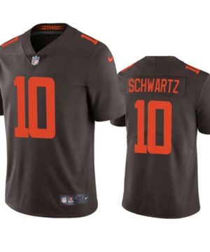 Cleveland Browns 10 Anthony Schwartz Brown Vapor Untouchable Limited Stitched Jersey