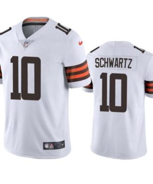 Cleveland Browns 10 Anthony Schwartz White Vapor Untouchable Limited Stitched Jersey