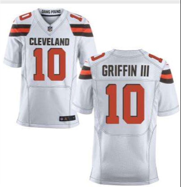 Cleveland Browns 10 Robert Griffin III 2015 Nike White Elite Jersey