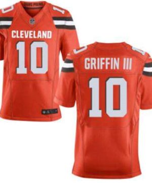 Cleveland Browns 10 Robert Griffin III Orange Alternate 2015 NFL Nike Elite Jersey