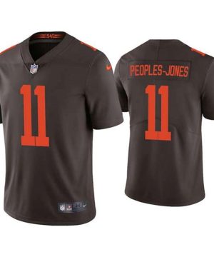 Cleveland Browns 11 Donovan Peoples Jones 2020 New Brown Vapor Untouchable Limited Stitched Jersey