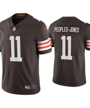 Cleveland Browns 11 Donovan Peoples Jones New Brown Vapor Untouchable Limited Stitched Jersey