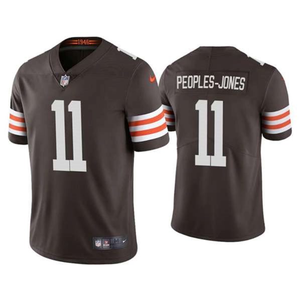 Cleveland Browns 11 Donovan Peoples Jones New Brown Vapor Untouchable Limited Stitched Jersey