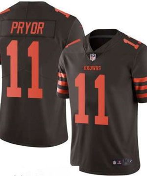 Cleveland Browns 11 Terrelle Pryor Brown 2016 Color Rush Stitched NFL Nike Limited Jersey