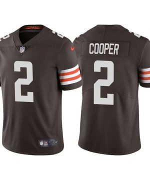 Cleveland Browns 2 Amari Cooper Brown Vapor Untouchable Limited Stitched Jersey
