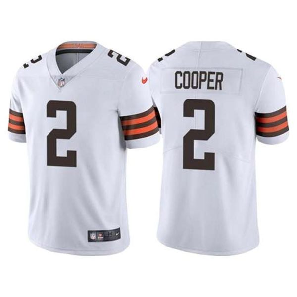 Cleveland Browns 2 Amari Cooper White Vapor Untouchable Limited Stitched Jersey