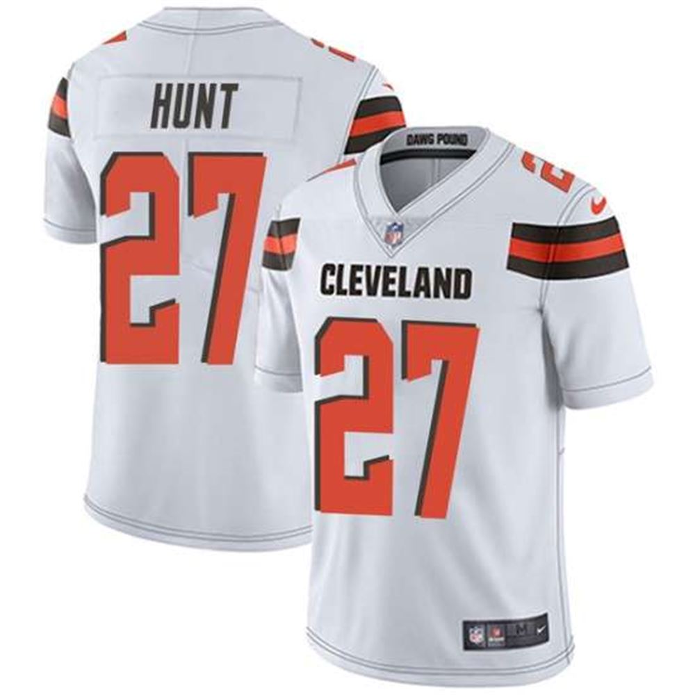 Cleveland Browns #27 Kareem Hunt White Vapor Untouchable Limited Stitched NFL Jersey