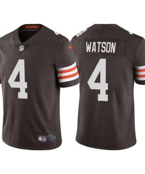 Cleveland Browns 4 Deshaun Watson Brown Vapor Untouchable Limited Stitched Jersey