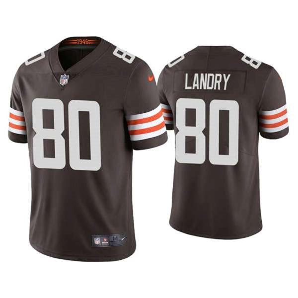 Cleveland Browns 80 Jarvis Landry Brown Vapor Untouchable Limited Stitched Jersey