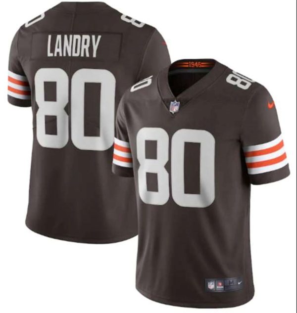 Cleveland Browns 80 Jarvis Landry New Brown Vapor Untouchable Limited NFL Stitched Jersey