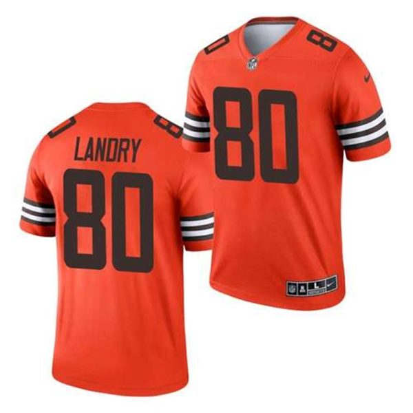 Cleveland Browns 80 Jarvis Landry Orange 2021 Inverted Legend Jersey