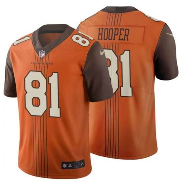 Cleveland Browns 81 Austin Hooper City Edition Brown Nike Jersey