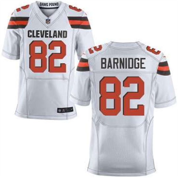 Cleveland Browns 82 Gary Barnidge White Road 2015 NFL Nike Elite Jersey 1