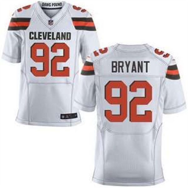 Cleveland Browns 92 Desmond Bryant White Road 2015 NFL Nike Elite Jersey 1