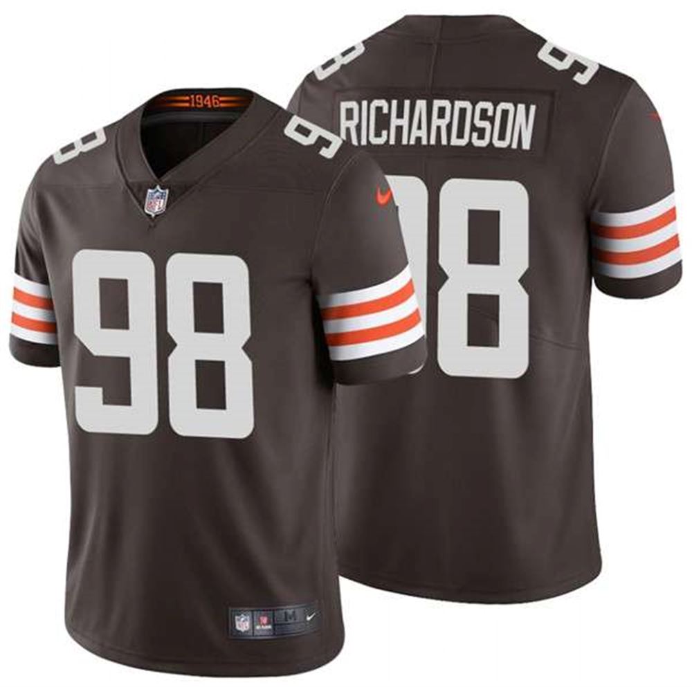 Cleveland Browns #98 Sheldon Richardson 2020 New Brown Vapor Untouchable Limited Stitched Jersey
