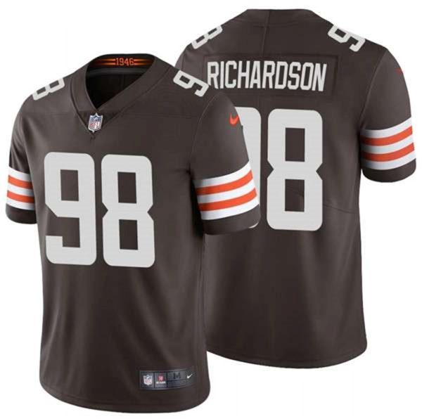 Cleveland Browns 98 Sheldon Richardson 2020 New Brown Vapor Untouchable Limited Stitched Jersey