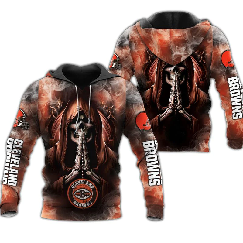 Cleveland Browns Death Smoke Hoodie browns football gifts