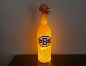 Cleveland Browns Led Lighted Bottle browns fan gifts
