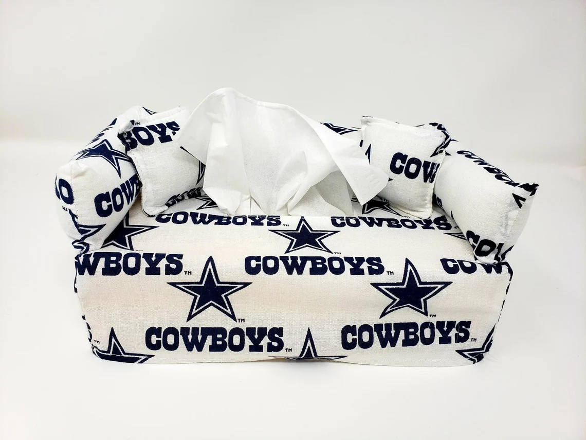 Cowboys Custom Tissue Box Covers