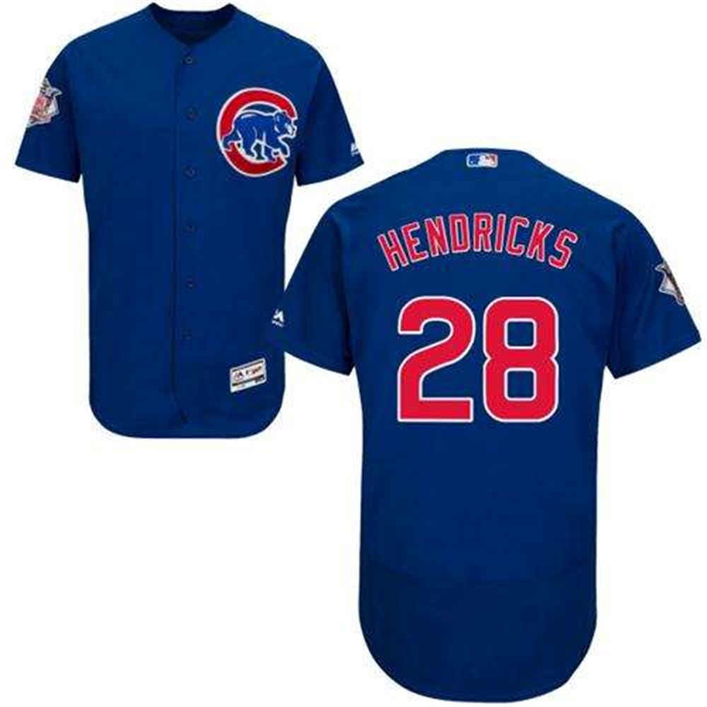 Cubs #28 Kyle Hendricks Blue Flexbase Authentic Collection Stitched MLB Jersey