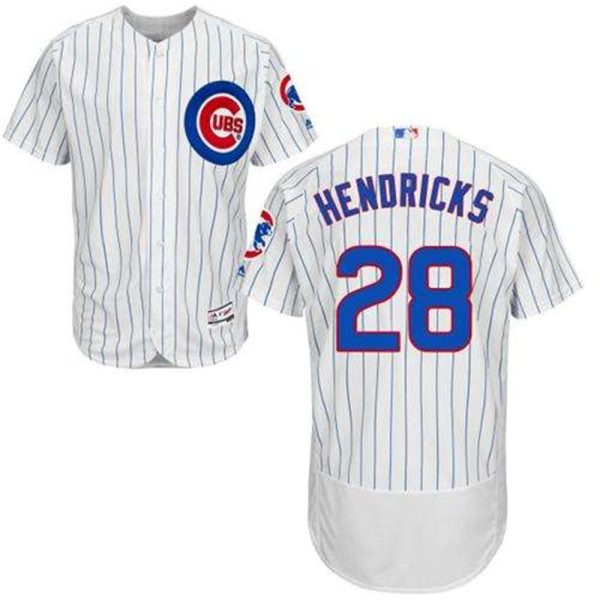 Cubs 28 Kyle Hendricks White Flexbase Authentic Collection Stitched MLB Jersey