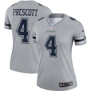 Dak Prescott Dallas Cowboys 4 Gray NFL Limited Jerseys